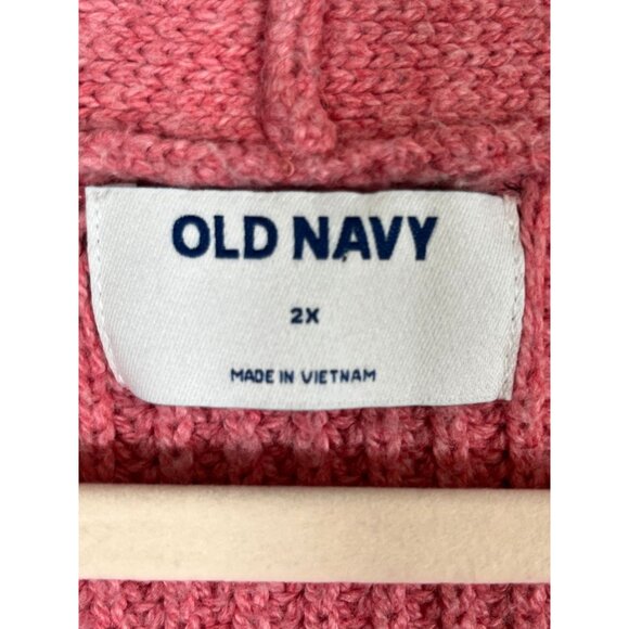 Retro Knit Cardigan Sweater Pink 2X Feminine Coquette Neutral Festive Grandpa - Picture 5 of 9